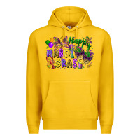 Lemon Happy Mardi Gras Premium Hoodie - FaDigitalArtStudio