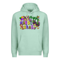 Seafoam Happy Mardi Gras Premium Hoodie - FaDigitalArtStudio