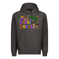 Smoke Happy Mardi Gras Premium Hoodie - FaDigitalArtStudio