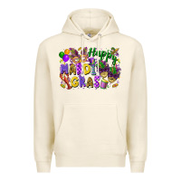 Tofu Happy Mardi Gras Premium Hoodie - FaDigitalArtStudio