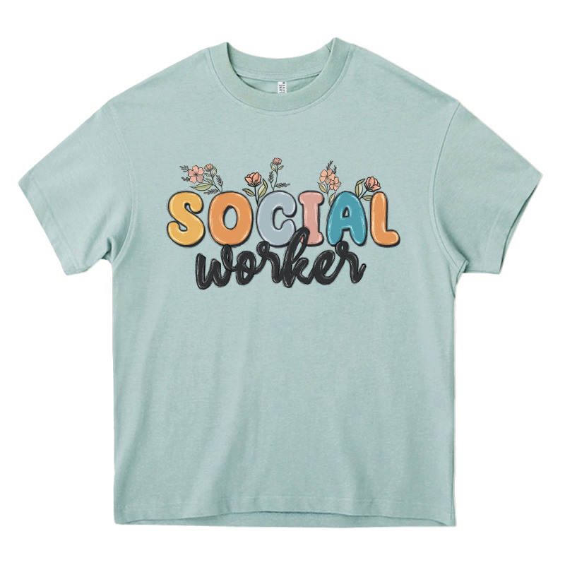 Social Worker Heavy Core Tee by MaliasSmallBusiness | Teevron