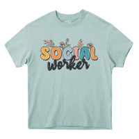 Arona social worker Heavy Core Tee - MaliasSmallBusiness
