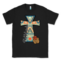 Black halleluljah aztec cross Classic Tee - JahusDesignShop