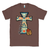 Chestnut halleluljah aztec cross Classic Tee - JahusDesignShop