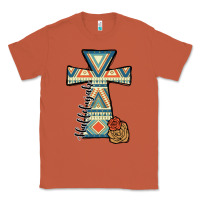 Copper halleluljah aztec cross Classic Tee - JahusDesignShop