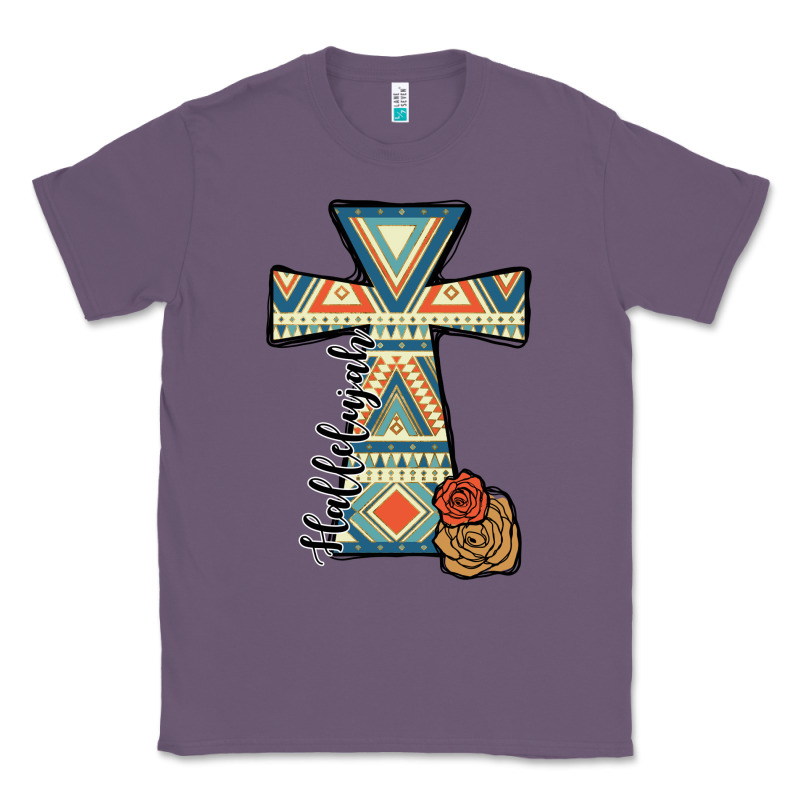 Halleluljah Aztec Cross Classic Tee by JahusDesignShop | Teevron