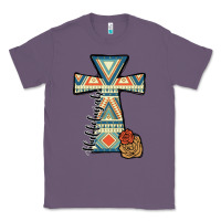 Lavender halleluljah aztec cross Classic Tee - JahusDesignShop