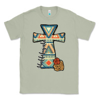 Matcha halleluljah aztec cross Classic Tee - JahusDesignShop