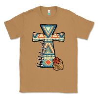 Toasted Coconut halleluljah aztec cross Classic Tee - JahusDesignShop