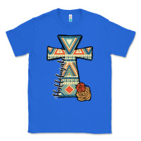 True Royal halleluljah aztec cross Classic Tee - JahusDesignShop