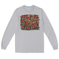 Moon Dust Easter Butterflies Background Long Sleeve Tee - RanaPortraitStore