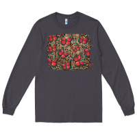 Smoke Easter Butterflies Background Long Sleeve Tee - RanaPortraitStore