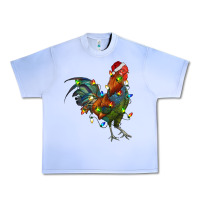 Grape Ice Christmas Lights Rooster Urban Heavy Tee - RanaPortraitStore