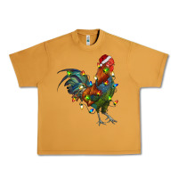 Peanut Butter Christmas Lights Rooster Urban Heavy Tee - RanaPortraitStore