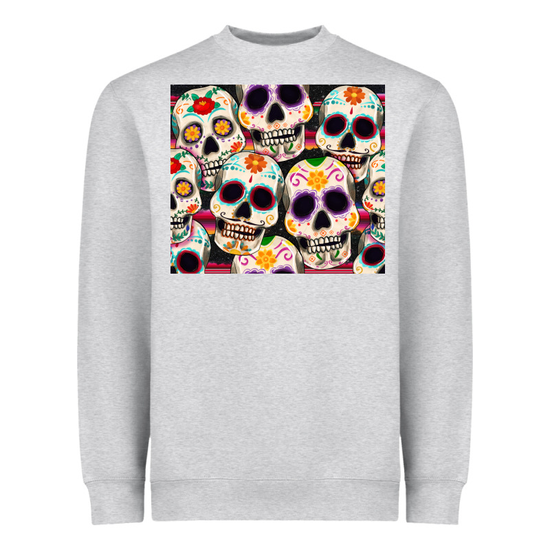 Cinco De Mayo Skull Heavyweight Sweatshirt by CowGirlArtShop | Teevron