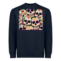 Navy cinco de mayo skull Heavyweight Sweatshirt - CowGirlArtShop