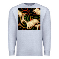 Heather Grey african ethnic animal seamless pattern Premium Sweatshirt - BundleAndBundleShop