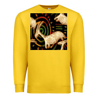 Lemon african ethnic animal seamless pattern Premium Sweatshirt - BundleAndBundleShop