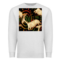 Oatmeal Heather african ethnic animal seamless pattern Premium Sweatshirt - BundleAndBundleShop