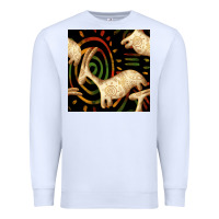 White african ethnic animal seamless pattern Premium Sweatshirt - BundleAndBundleShop