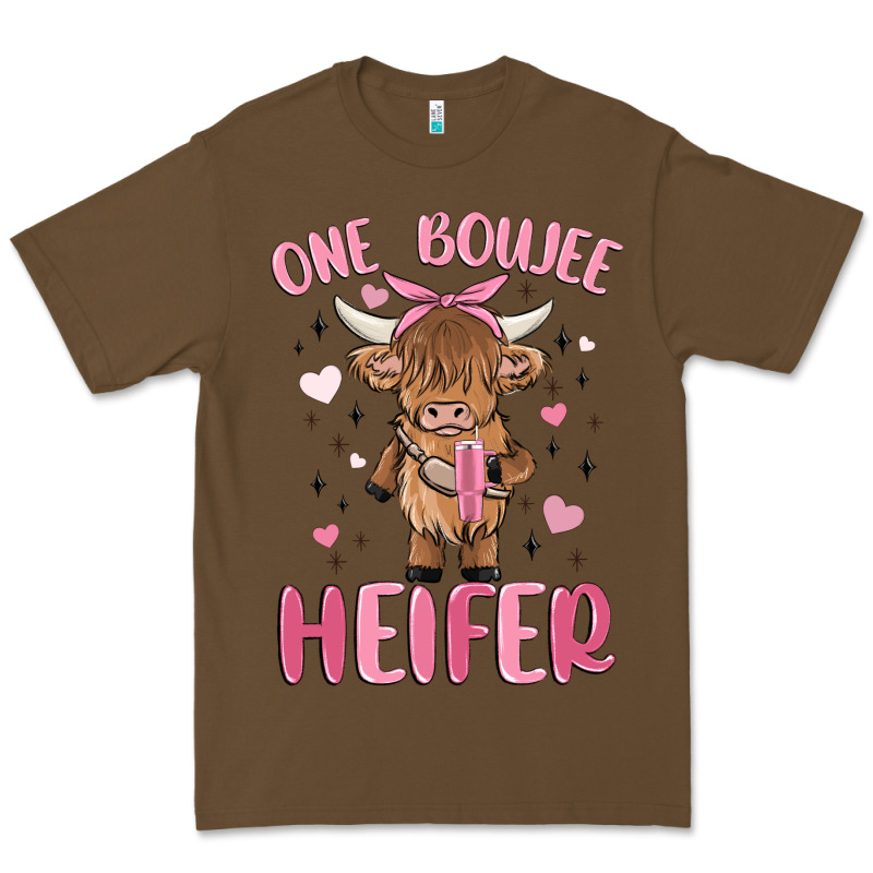 One Boujee Heifer Premium Tee by MaliasSmallBusiness | Teevron