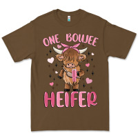 Cacao one boujee heifer Premium Tee - MaliasSmallBusiness