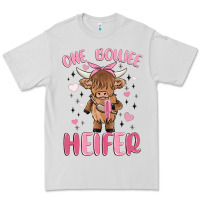 Dove Grey one boujee heifer Premium Tee - MaliasSmallBusiness
