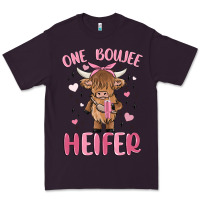 Plum one boujee heifer Premium Tee - MaliasSmallBusiness
