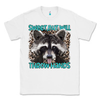White sweet but will throw hands Classic Tee - Artiststas