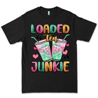 Black loaded tea junkie Premium Tee - MaliasSmallBusiness