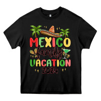 Black mexico family vacation 2024 Heavy Core Tee - MaliasSmallBusiness