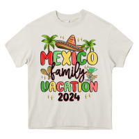 Cream mexico family vacation 2024 Heavy Core Tee - MaliasSmallBusiness