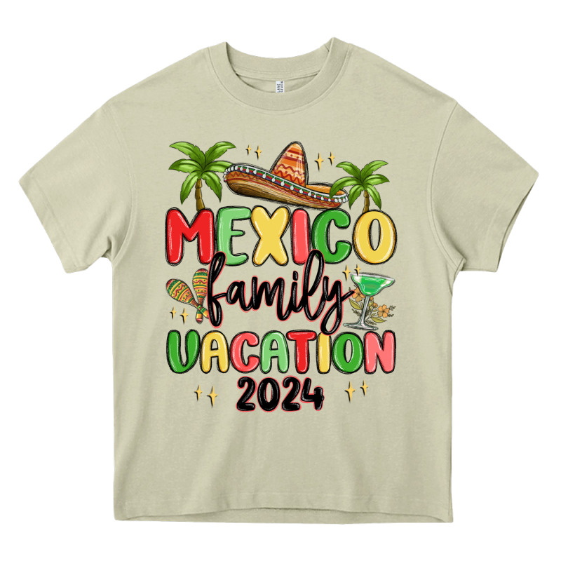 Mexico Family Vacation 2024 Heavy Core Tee by MaliasSmallBusiness | Teevron