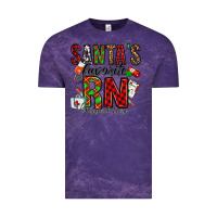 Cloud Purple santa's favorite rn Vintage Tee - Jasminsmagicworld