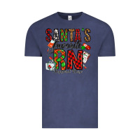 Vintage Denim santa's favorite rn Vintage Tee - Jasminsmagicworld