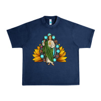 Navy san judas gemstone sunflower Urban Heavy Tee - JahusDesignShop