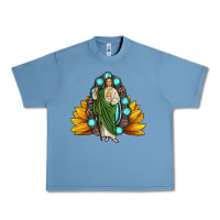 Pebble Blue san judas gemstone sunflower Urban Heavy Tee - JahusDesignShop