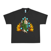 Pigment Black san judas gemstone sunflower Urban Heavy Tee - JahusDesignShop