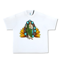 White san judas gemstone sunflower Urban Heavy Tee - JahusDesignShop