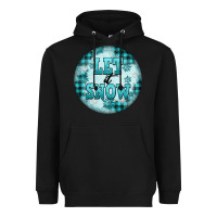 Black let it snow Heavyweight Hoodie - FaDigitalArtStudio