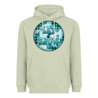 Matcha let it snow Heavyweight Hoodie - FaDigitalArtStudio