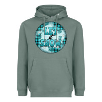 Sage let it snow Heavyweight Hoodie - FaDigitalArtStudio