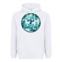 White let it snow Heavyweight Hoodie - FaDigitalArtStudio