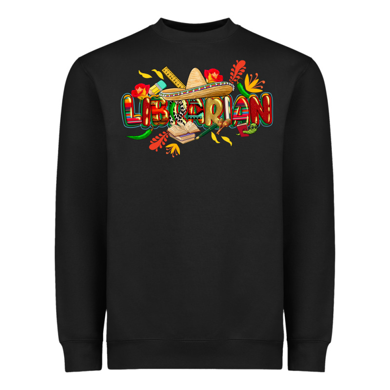 Cinco De Mayo Librarian Heavyweight Sweatshirt by CowGirlArtShop | Teevron