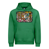 Emerald mini western Urban Hoodie - RacoonDesign