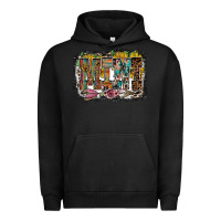 Pigment Black mini western Urban Hoodie - RacoonDesign