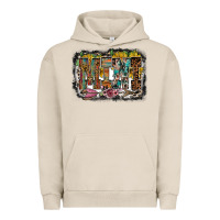 Pigment French Oak mini western Urban Hoodie - RacoonDesign