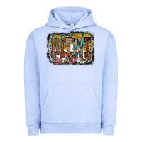 Pigment Grape Ice mini western Urban Hoodie - RacoonDesign
