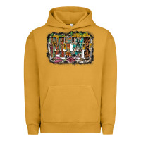 Pigment Peanut Butter mini western Urban Hoodie - RacoonDesign