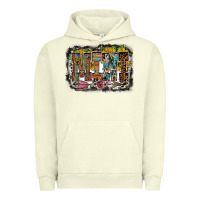 Pigment Pistachio mini western Urban Hoodie - RacoonDesign
